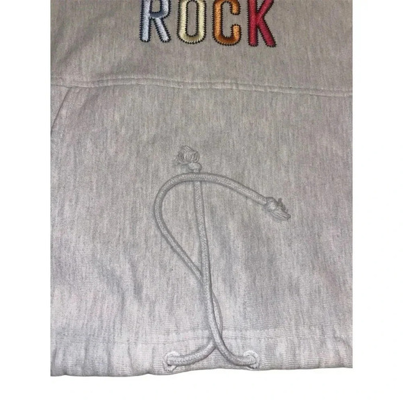 Champion Reverse Weave Hoodie Women’s M Gray Pullover Fleece Table Rock - Picture 6 of 6